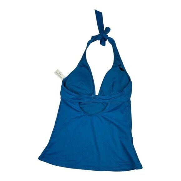 Amazon Essentials Halter Tankini Top Blue Size XS - Picture 2 of 5